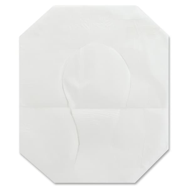 Genuine Joe Toilet Seat Cover, Half-fold, White - GJO85125