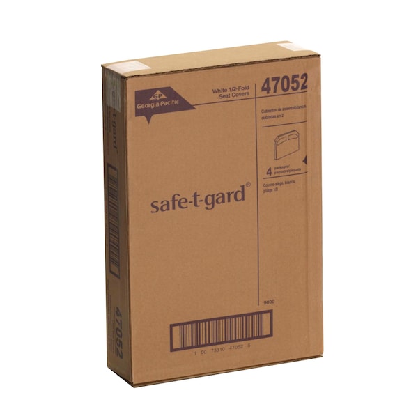 Safe-T-Gard 1/2-Fold Toilet Seatcovers, PK1000 - 47052