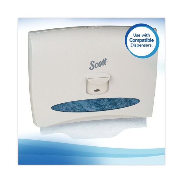 Scott Personal Seats Sanitary Toilet Seat Covers, 15" x 18", PK3000 - 07140