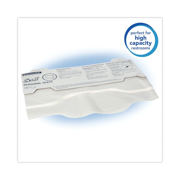 Scott Personal Seats Sanitary Toilet Seat Covers, 15" x 18", PK3000 - 07140