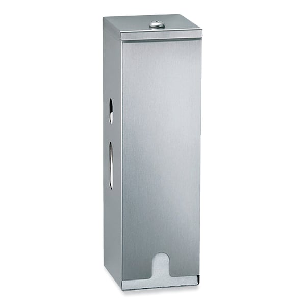 Bobrick ClassicSeries Surface-Mounted Three-Roll Toilet Tissue Dispenser, Satin Finish Stainless Steel - B-27313