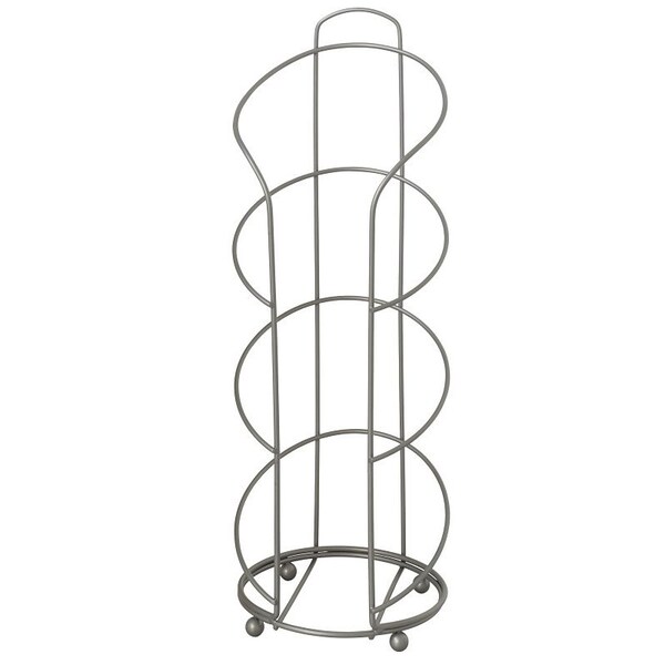 Zenna Home Toilet Paper Reserve, Metal, Satin Nickel - 7656NN
