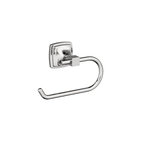 Amerock Stature Chrome Transitional Single Post Toilet Paper Holder - BH3609126