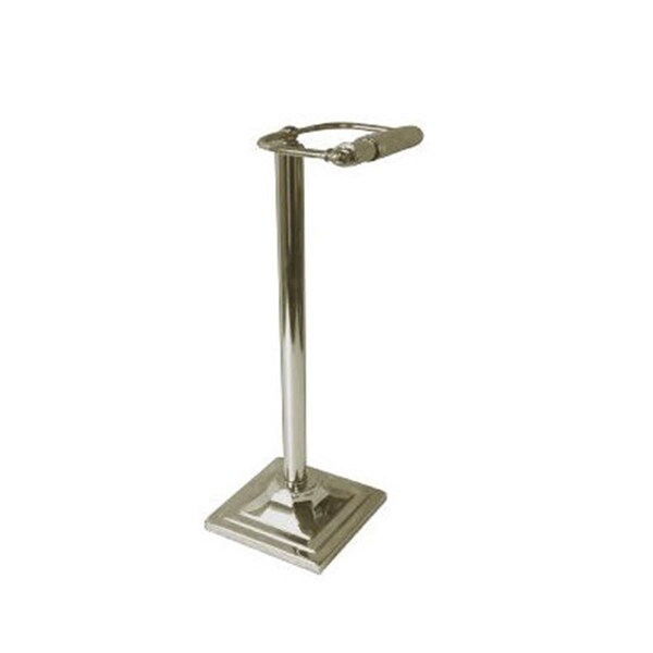 Nusteel NuSteel TGN14H Standing Toilet Tissue Holder - Brushed nickle finish - TGN14H