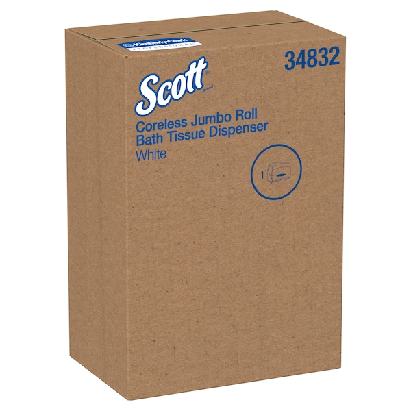 Kimberly-Clark Professional Toilet Paper Dispenser, Coreless, White - 34832