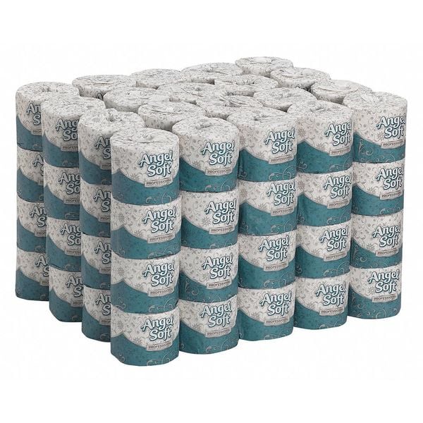 Georgia-Pacific Angel Soft Professional Series, Standard Core, 2 Ply, 450 Sheets, White, 80 PK - 16880