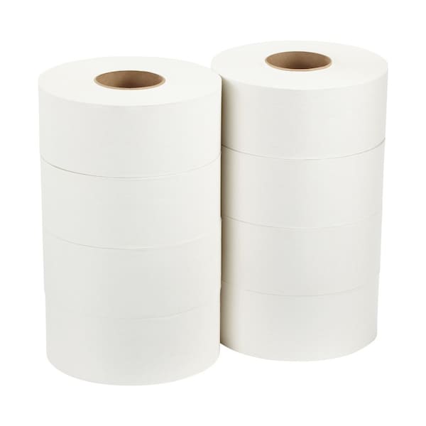 Georgia-Pacific Envision, Jumbo Core, 2 Ply, Continuous Sheets, White, 8 PK - 12798