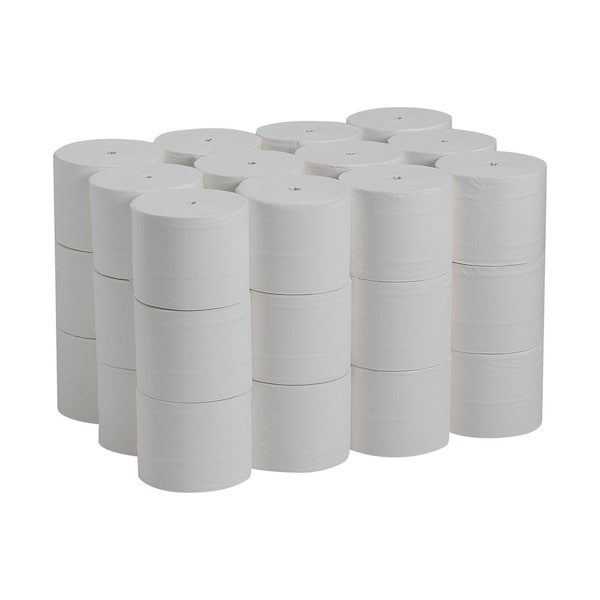 Georgia-Pacific Angel Soft Professional SeriesCompact, Coreless, 2 Ply, 750 Sheets, White, 36 PK - 19371