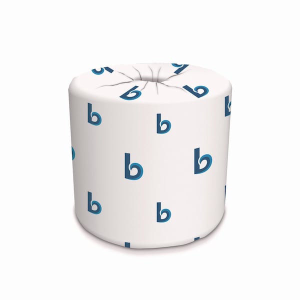 Boardwalk Toilet Paper, 2 Ply, 4 1/2 x 3 in Sheets, 500 Sheets/Roll, White, 96 Pack - BWK6180