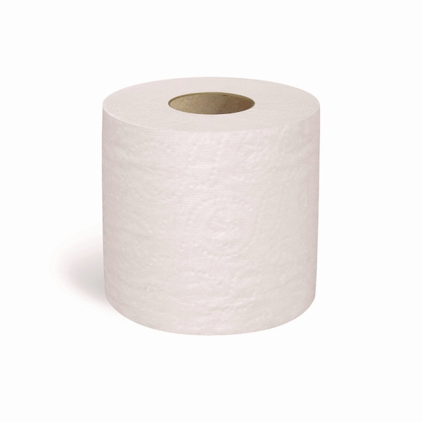 Boardwalk Toilet Paper, 2 Ply, 4 1/2 x 3 in Sheets, 500 Sheets/Roll, White, 96 Pack - BWK6180