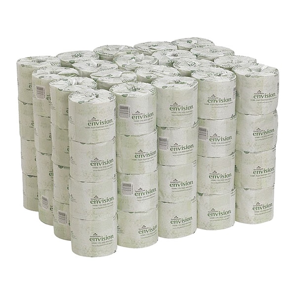 Georgia-Pacific Envision, Standard Core, 1 Ply, 1210 Sheets, White, 80 PK - 14580/01