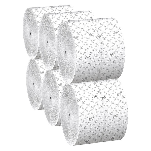 Kimberly-Clark Professional Scott Essential, Jumbo Coreless, 2 Ply, Continuous Sheets, White, 12 PK - 07006