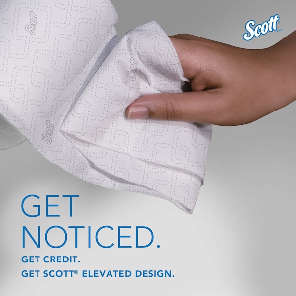 Kimberly-Clark Professional Scott Essential, Jumbo Coreless, 2 Ply, Continuous Sheets, White, 12 PK - 07006