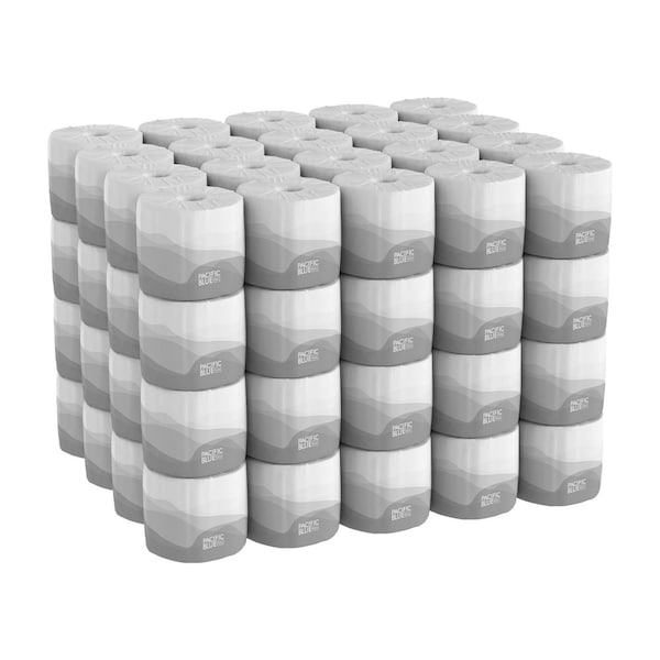 Georgia-Pacific Envision, Standard Core, 1 Ply, 550 Sheets, White, 80 PK - 19881/01