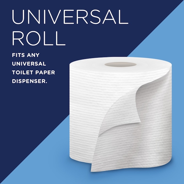 Kimberly-Clark Professional Professional Standard Roll Toilet Paper, 2-Ply, White, (451 Sheets/Roll, 60 Rolls/Case) - 17713