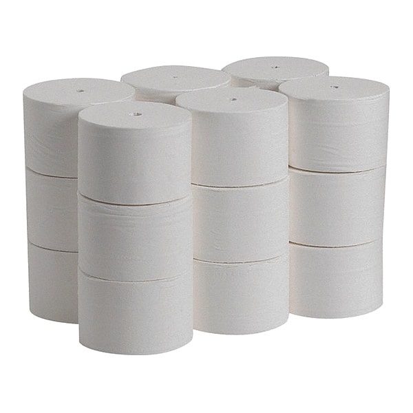 Georgia-Pacific Angel Soft Professional SeriesCompact, Coreless, 2 Ply, 1125 Sheets, White, 18 PK - 19372