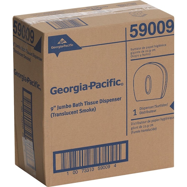 Georgia-Pacific Jumbo Jr. Tissue Disp, 10-3/5"x5-2/5"x11-3/10", Smoke - GPC59009