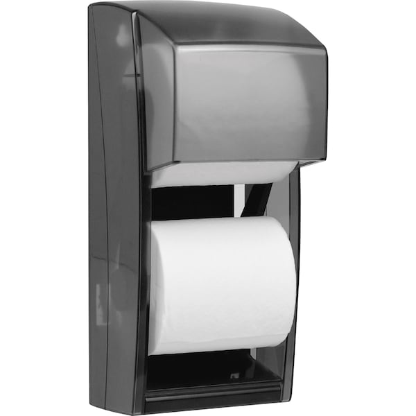 Kimberly-Clark Professional Vertical Single Roll Toilet Paper Dispenser (09021), Black, 6.0" x 13.6" x 6.6" (Qty 1) - 09021