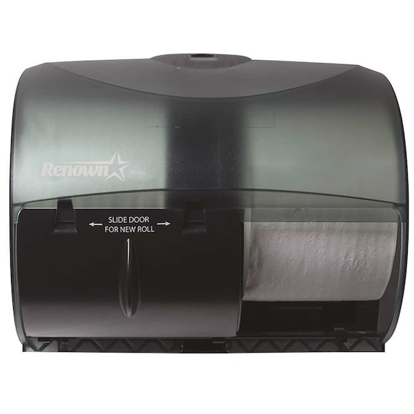 Renown Black for OptiCore Side by Side Toilet Paper Dispenser - REN05162-WB