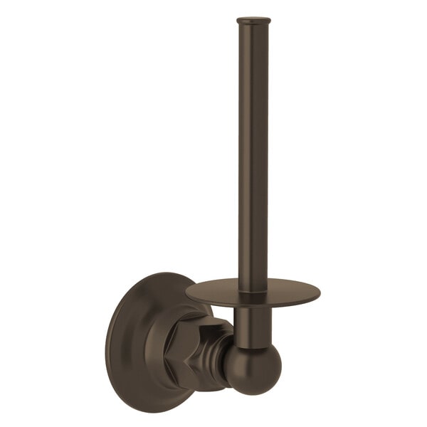 Rohl Italian Bath Spare Toilet Paper Holder In Tuscan Brass - ROT19TCB