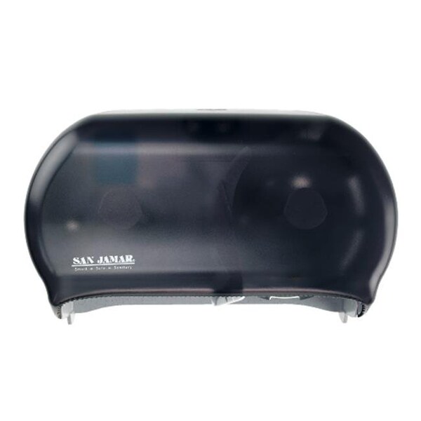 San Jamar San Jamar  SAN R3600TBK Versa-Twin Tissue Toilet Tissue Dispenser - Black Pearl - SAN R3600TBK