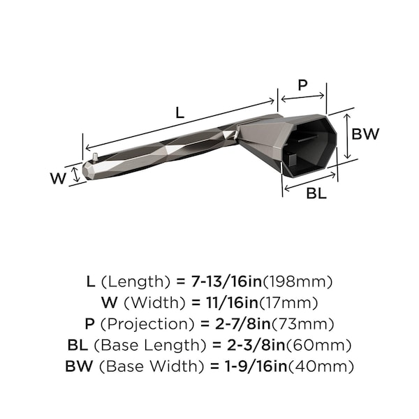 Amerock St. Vincent Brushed Nickel Contemporary Single Post Toilet Paper Holder - BH36041G10