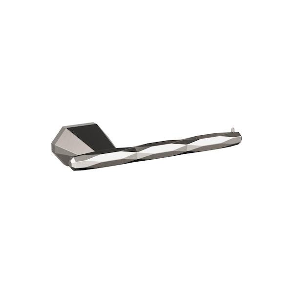 Amerock St. Vincent Brushed Nickel Contemporary Single Post Toilet Paper Holder - BH36041G10