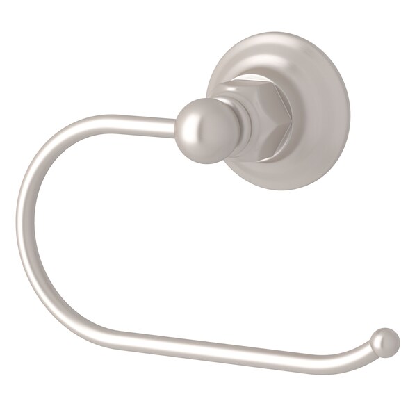 Rohl Italian Bath Hook Toilet Paper Holder In Satin Nickel - ROT8STN