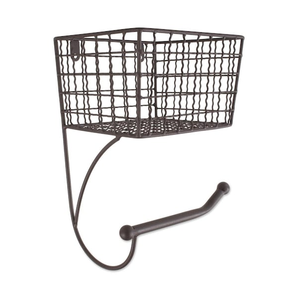 Convenience Concepts Rustic Bronze Farmhouse Toilet Paper Holder - HI2567660