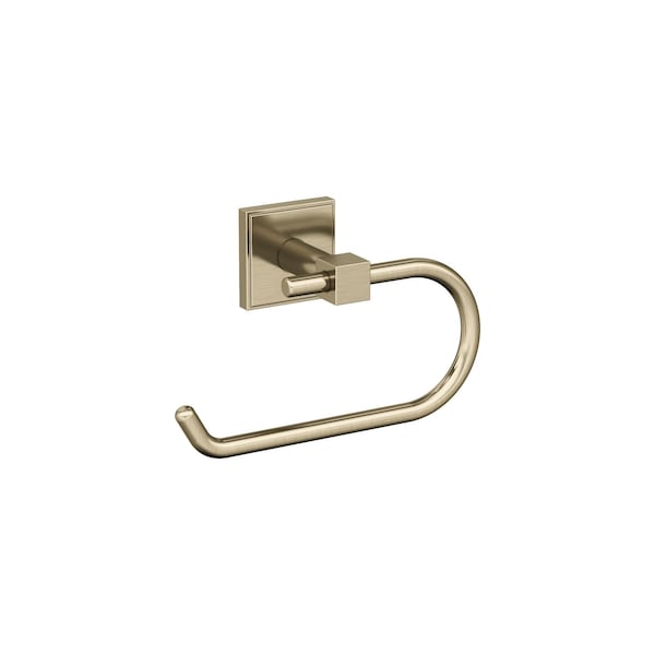 Amerock Appoint Golden Champagne Traditional Single Post Toilet Paper Holder - BH36071BBZ