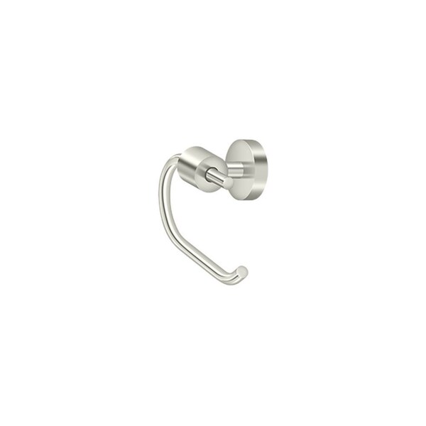 Deltana Toilet Paper Holder Single Post BBS Series; Bright Nickel Finish - BBS2001-14