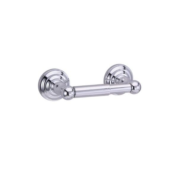 Orca Hardware Toilet Paper Holder With Plastic Tube, CH Polished Chrome Finish - 9152-CH