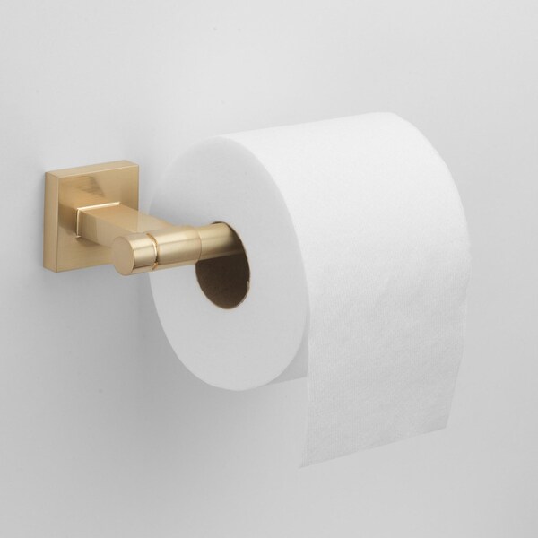 Gliderite Hardware Alpine Collection Tissue Holder Champagne Gold Bathroom Hardware - 9050-SQ-CHPG-1
