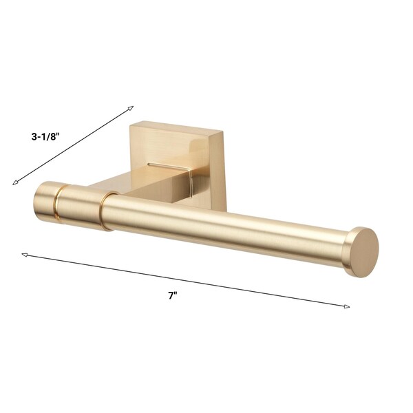 Gliderite Hardware Alpine Collection Tissue Holder Champagne Gold Bathroom Hardware - 9050-SQ-CHPG-1
