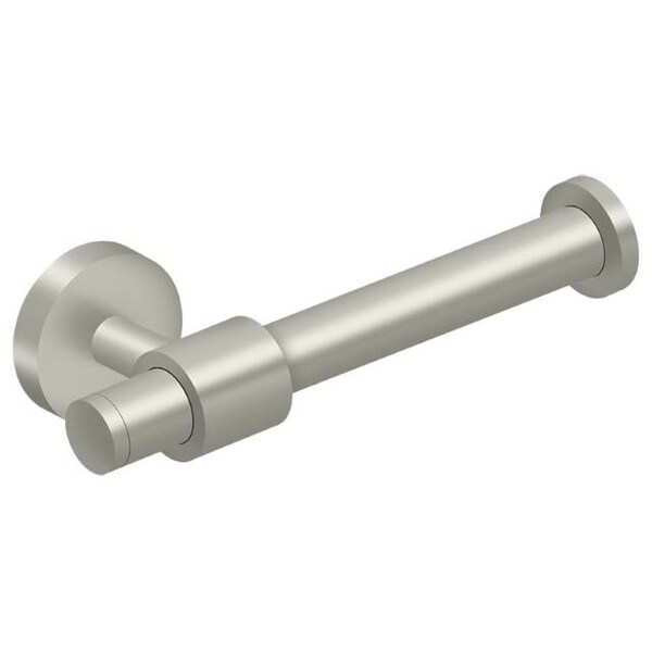 Deltana Toilet Paper Holder Single Post " L" Sobe Series Satin Nickel - BBS2001L-15