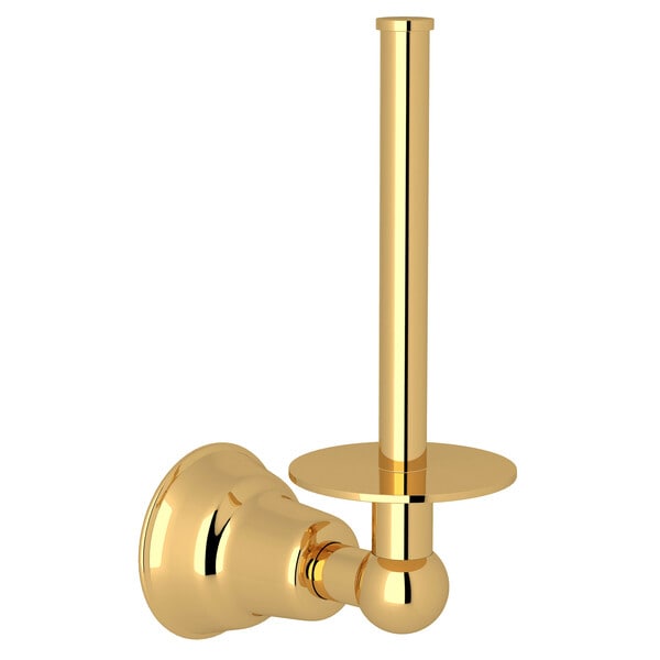 Rohl Spare Toilet Paper Holder In Italian Brass - CIS19IB
