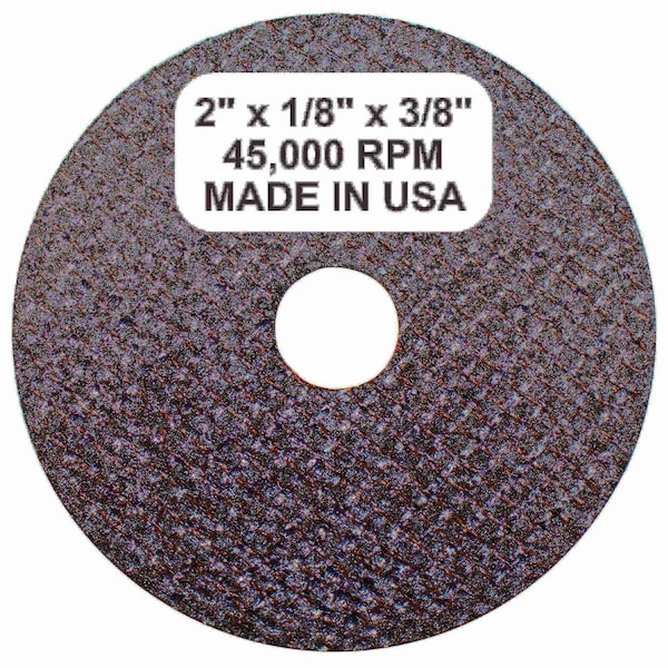Disco de corte Shark Industries de 2" X 1/8" X 3/8" en paquete de 10 piezas - SI23