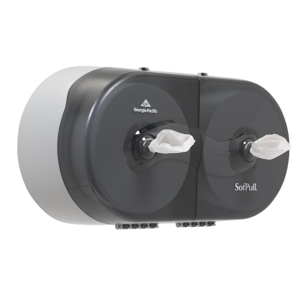 Georgia-Pacific Toilet Paper Dispr, Centerpull, (2) Rolls - 56509