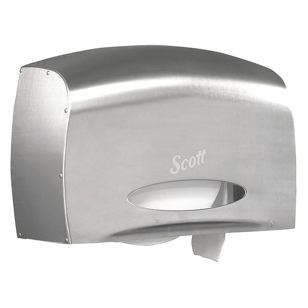 Kimberly-Clark Professional Toilet Paper Dispenser, (1) Roll, Silver - 09601