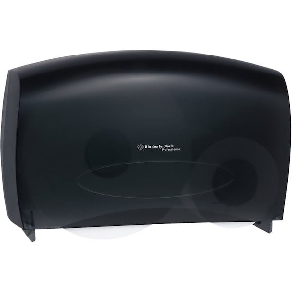 Kimberly-Clark Professional Cored JRT Jumbo Combo Tissue Dispenser, 20.4w x 5.8d x 13.1h, Smk/Gray - 09551