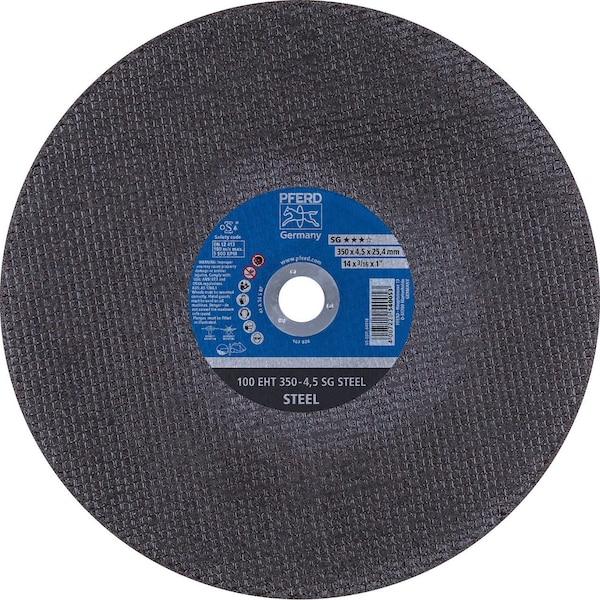 Pferd 64018 14 pulgadas x 3/16 pulgadas Rueda de corte, 1 pulgada AH - Portátil A 24 R SG - 64018-PFERD