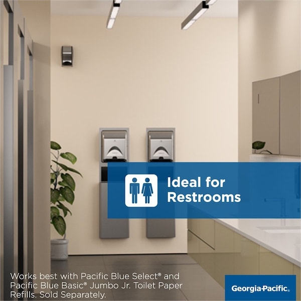 Georgia-Pacific Toilet Paper Dispr, Jumbo, 13-1/2 In. H - 58150