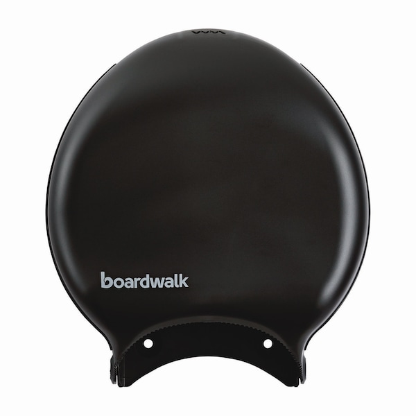 Boardwalk Single Jumbo Toilet Tissue Dispenser, 11 x 12 1/4, Black - R2000BKBW