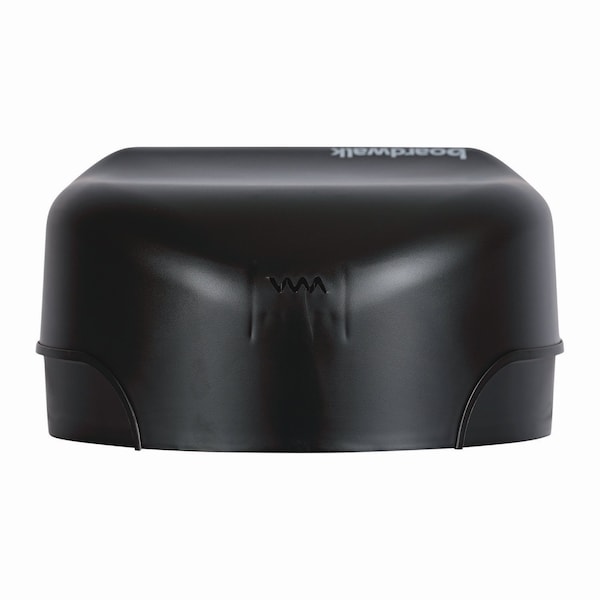 Boardwalk Single Jumbo Toilet Tissue Dispenser, 11 x 12 1/4, Black - R2000BKBW