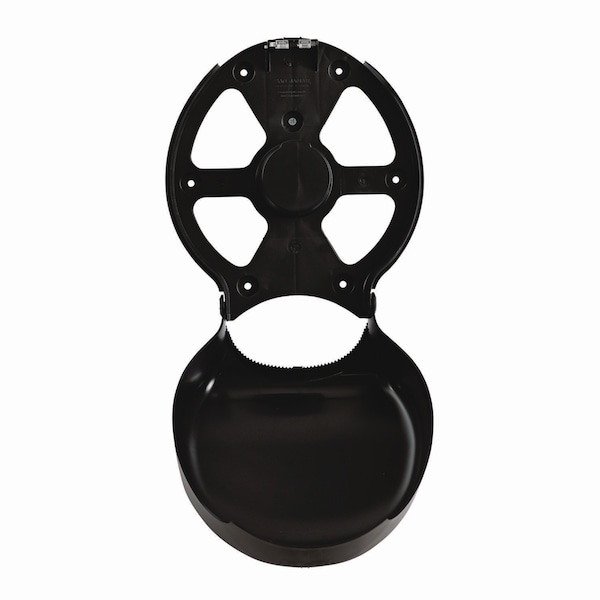 Boardwalk Single Jumbo Toilet Tissue Dispenser, 11 x 12 1/4, Black - R2000BKBW