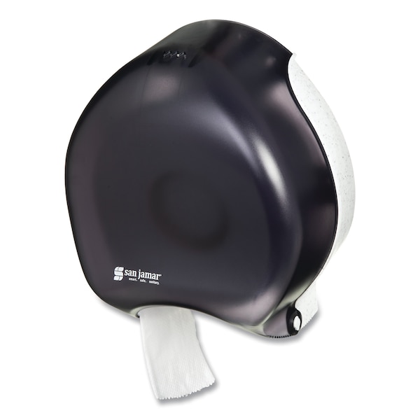 San Jamar Toilet Paper Dispenser, Single, 9", Jumbo - SAN R2000TBK