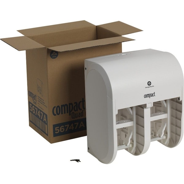 Georgia-Pacific Toilet Paper Dispr, Coreless, 13-1/4 In. H - 56747A