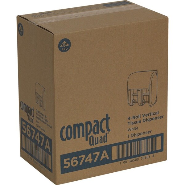 Georgia-Pacific Toilet Paper Dispr, Coreless, 13-1/4 In. H - 56747A