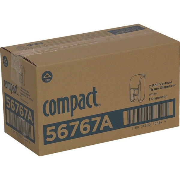 Georgia-Pacific Toilet Paper Dispr, Coreless, 13-1/2 In. H - 56767A