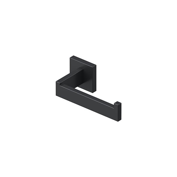Deltana TOILET PAPER HOLDER, SINGLE POST, MM SERIES in Paint Black - MM2001-19